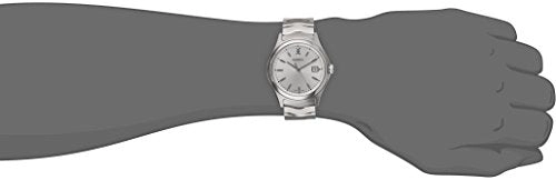 Ebel Wave Stainless Steel Silver Dial Date Quartz Mens Watch 1216200