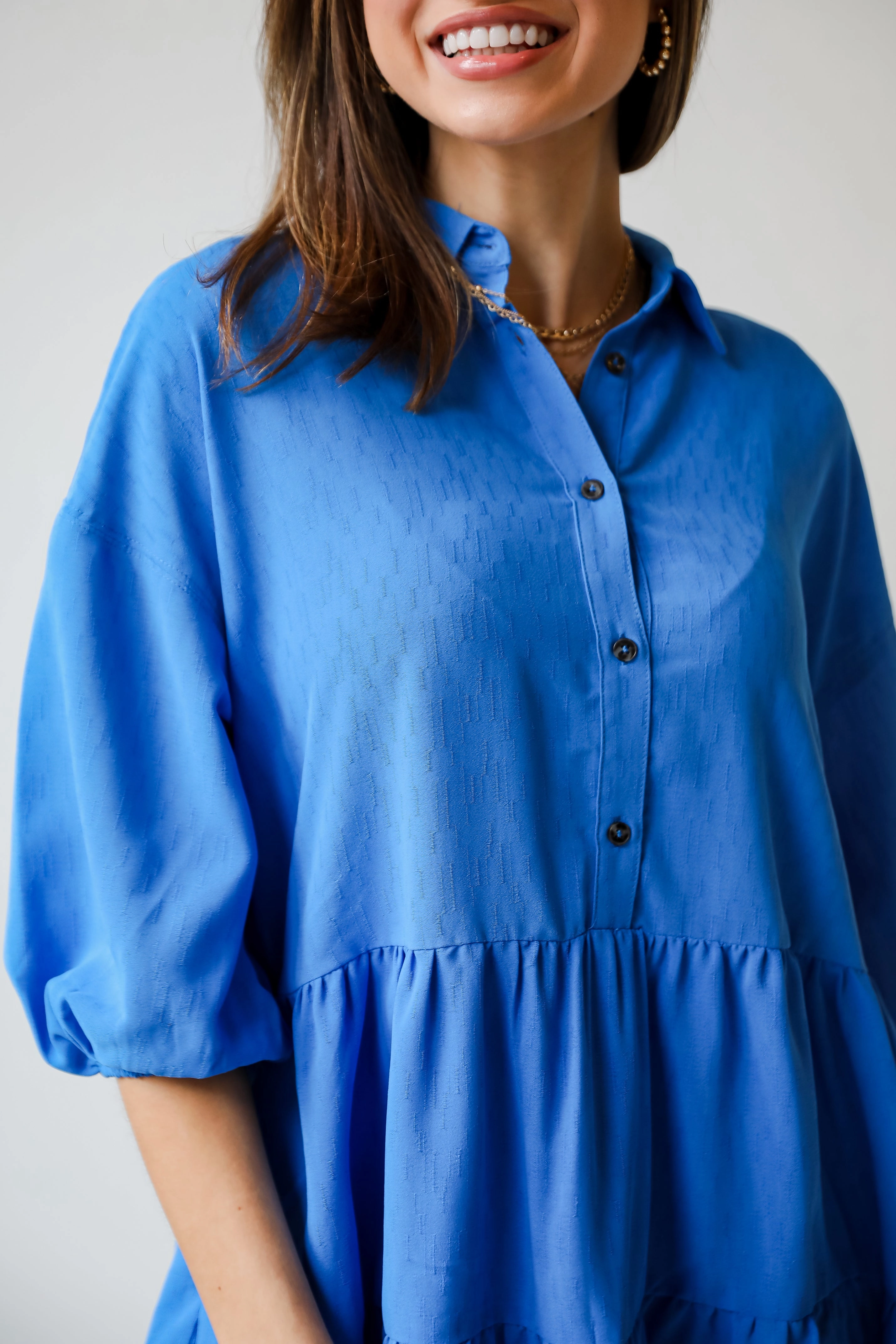 FINAL SALE - Adorably Admired Tiered Mini Dress