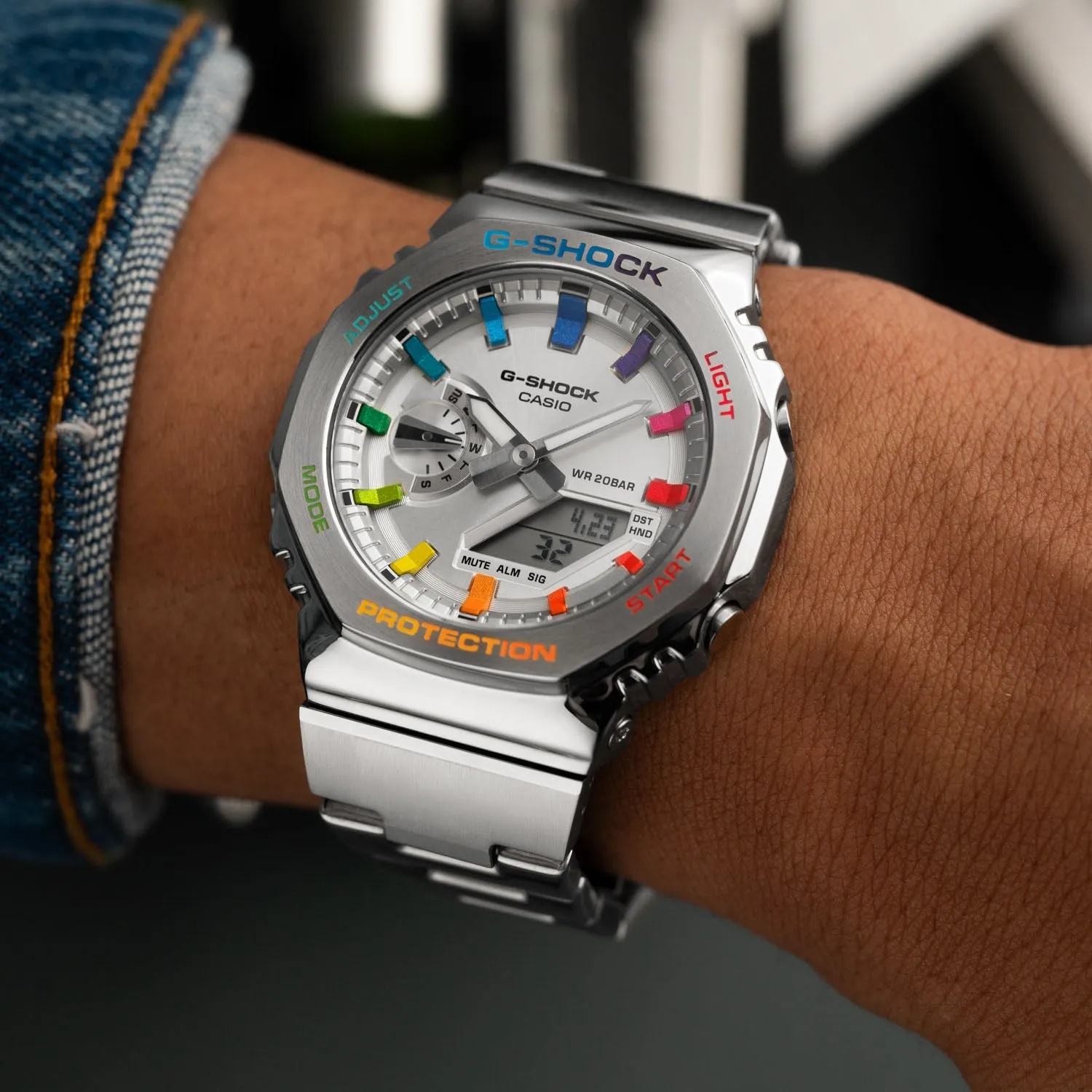 G-Shock CasiOak Full Metal Rainbow
