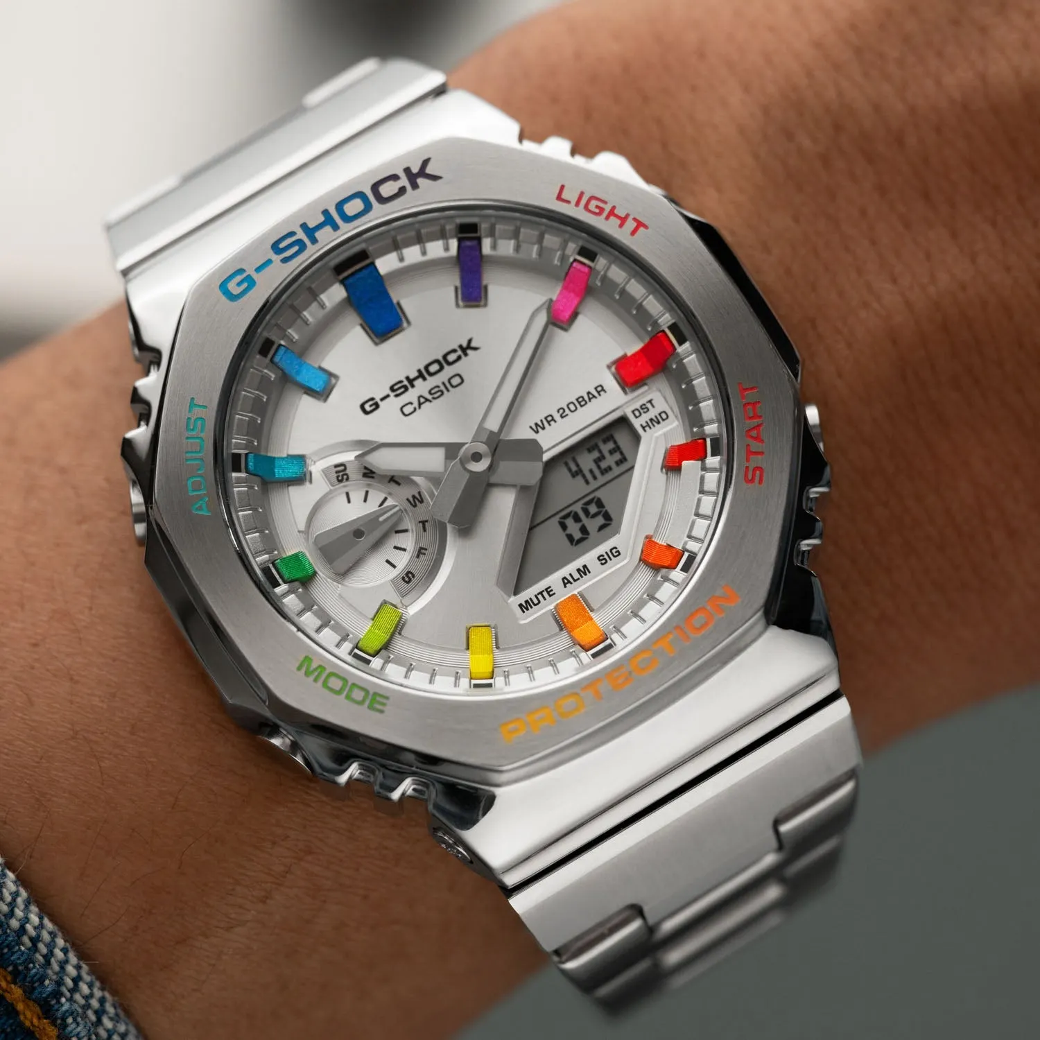 G-Shock CasiOak Full Metal Rainbow