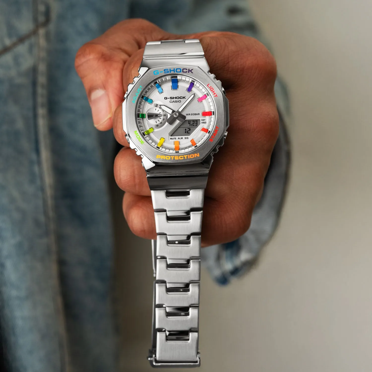 G-Shock CasiOak Full Metal Rainbow