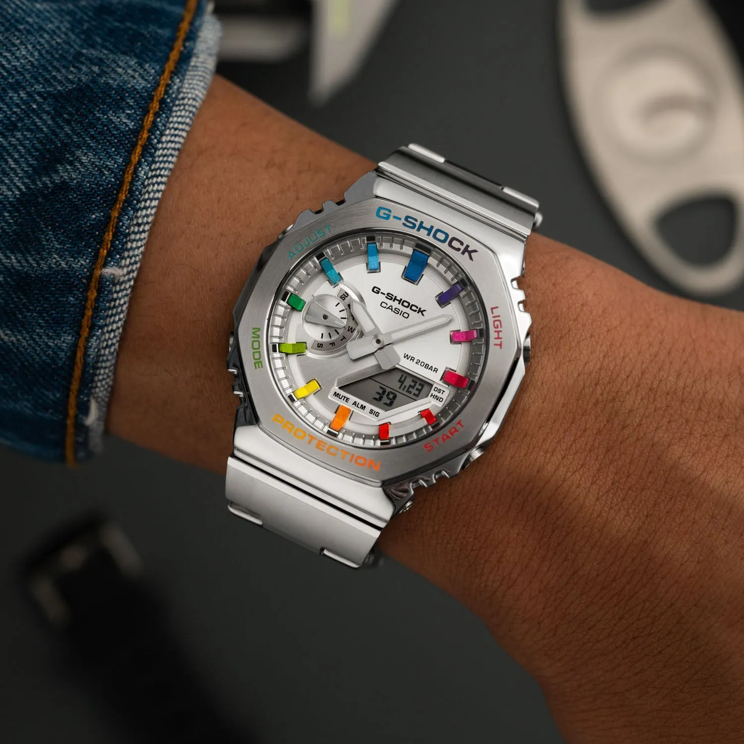 G-Shock CasiOak Full Metal Rainbow