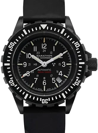 GSAR Government Diver Black Automatic - Rubber Ref. WW194006BK-0030
