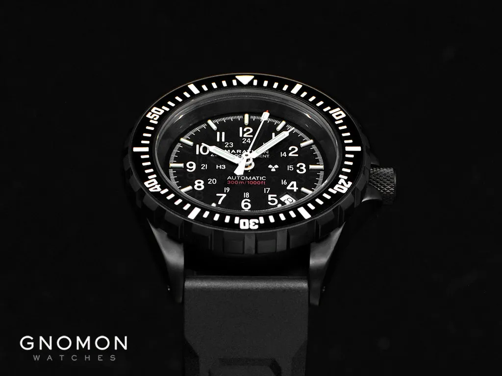 GSAR Government Diver Black Automatic - Rubber Ref. WW194006BK-0030