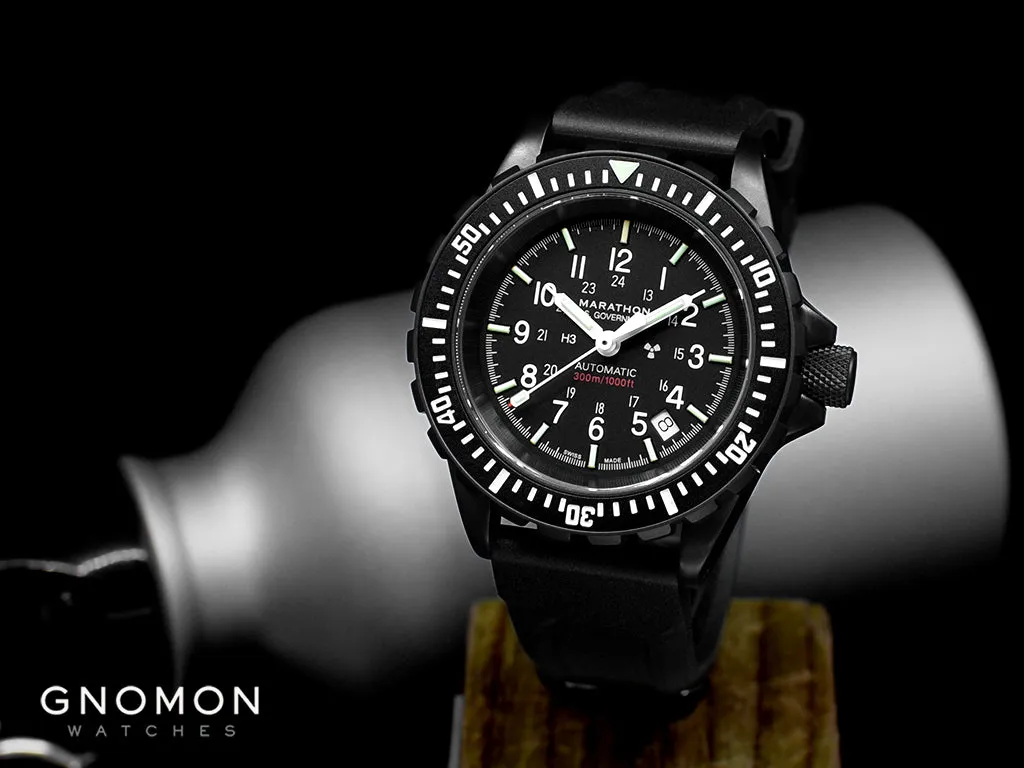 GSAR Government Diver Black Automatic - Rubber Ref. WW194006BK-0030