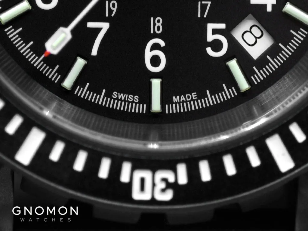 GSAR Government Diver Black Automatic - Rubber Ref. WW194006BK-0030