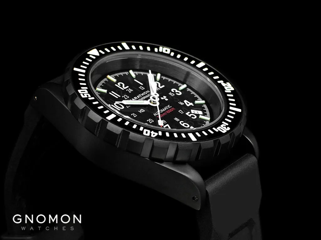 GSAR Government Diver Black Automatic - Rubber Ref. WW194006BK-0030