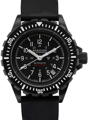 GSAR Government Diver Black Automatic - Rubber Ref. WW194006BK-0030