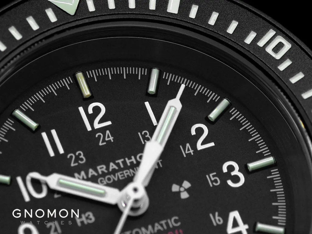 GSAR Government Diver Black Automatic - Rubber Ref. WW194006BK-0030