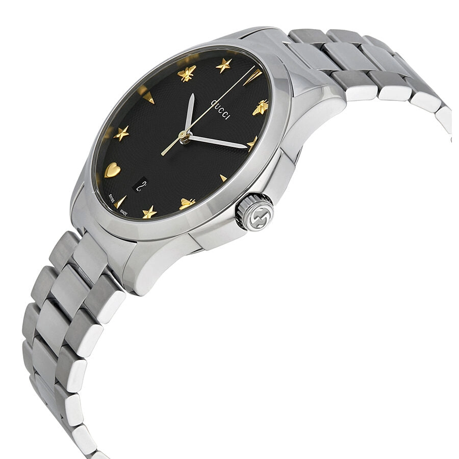 Gucci G Timeless Black Dial Watch YA1264029