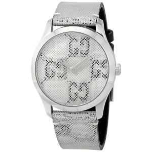 Gucci G-Timeless GG Motif Hologram Dial Unisex Watch YA1264058