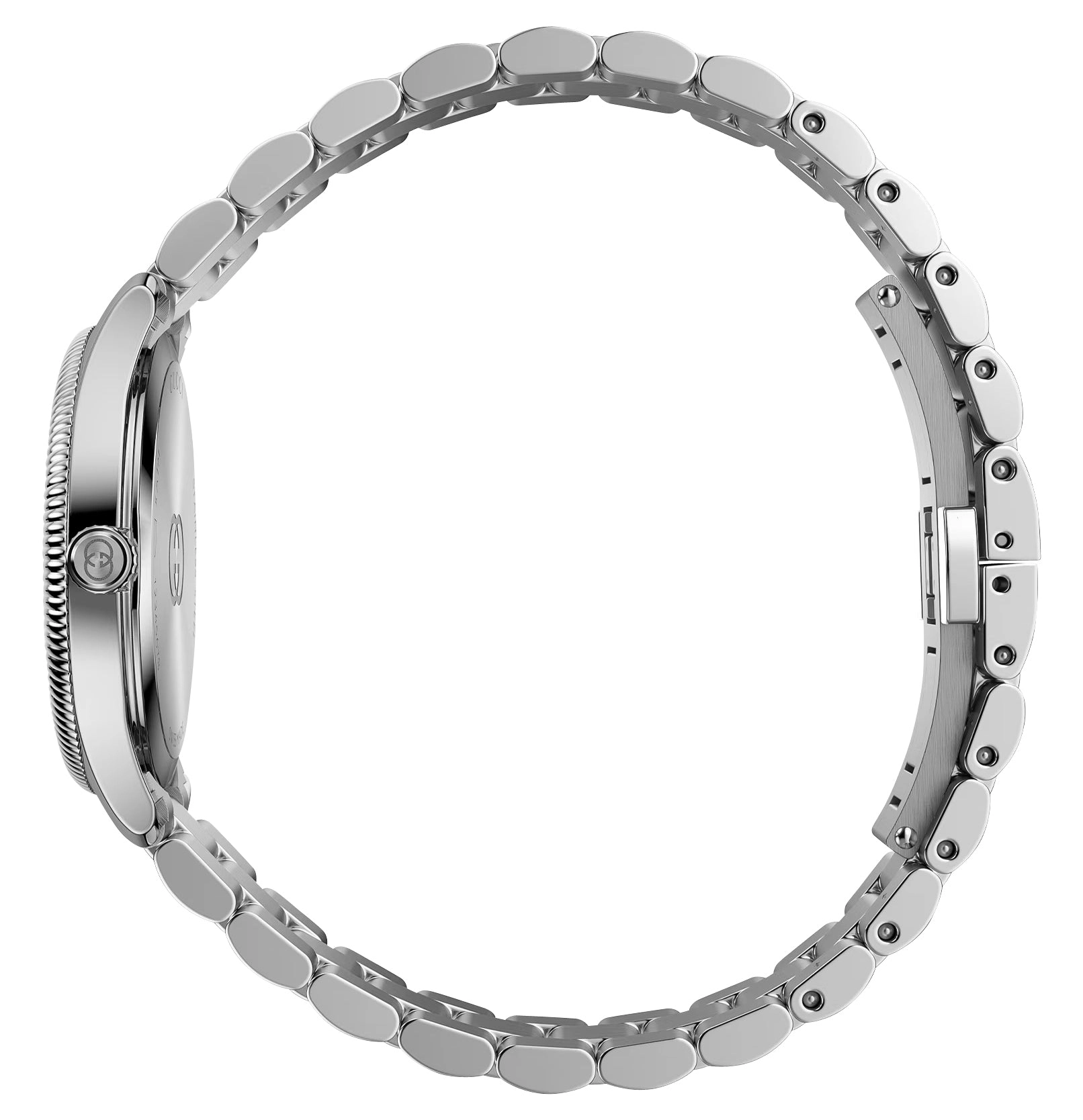 Gucci G-Timeless Stainless Steel Pink Mother-of-Pearl Dial Diamonds Quartz Womens Watch YA1265062