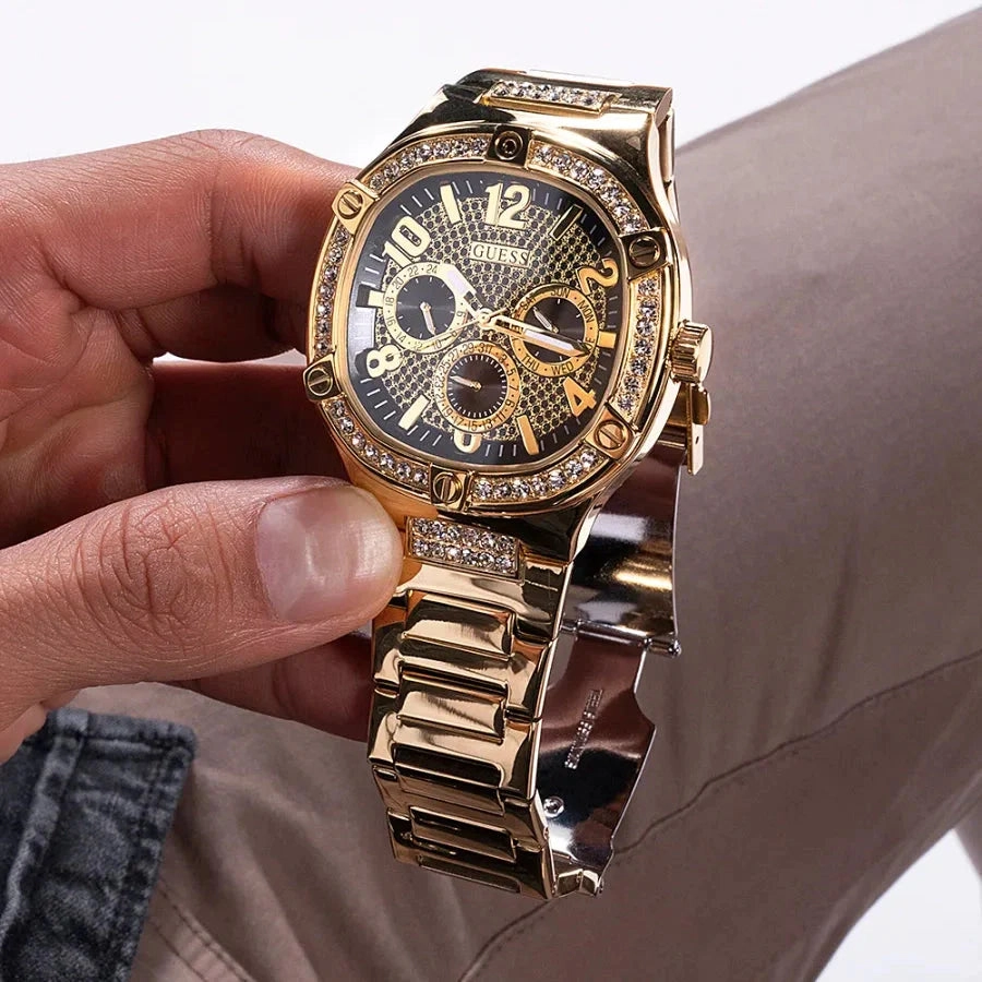 Guess Duke Men's Gold Watch GW0576G2