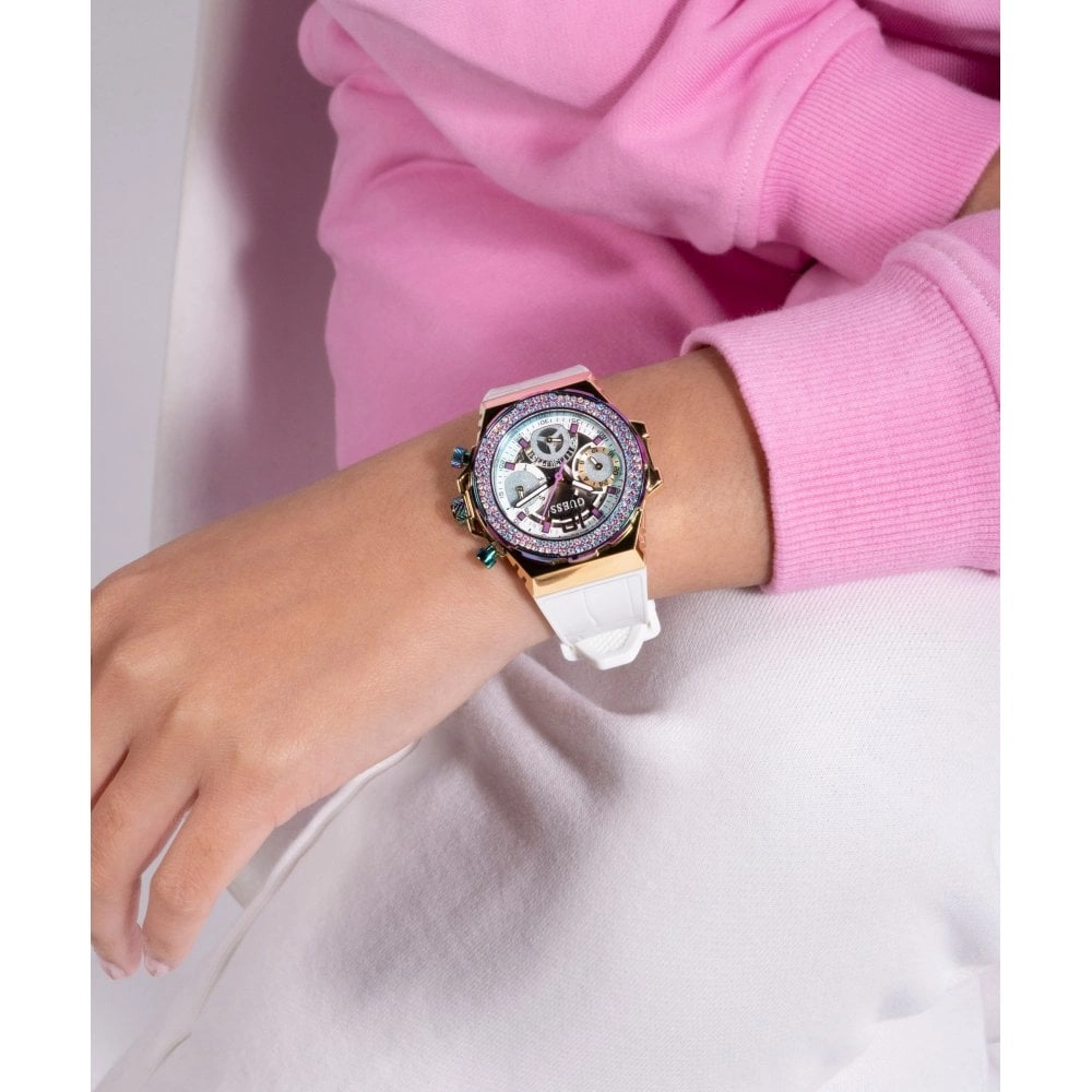 Guess Fusion Ladies White Watch GW0553L2
