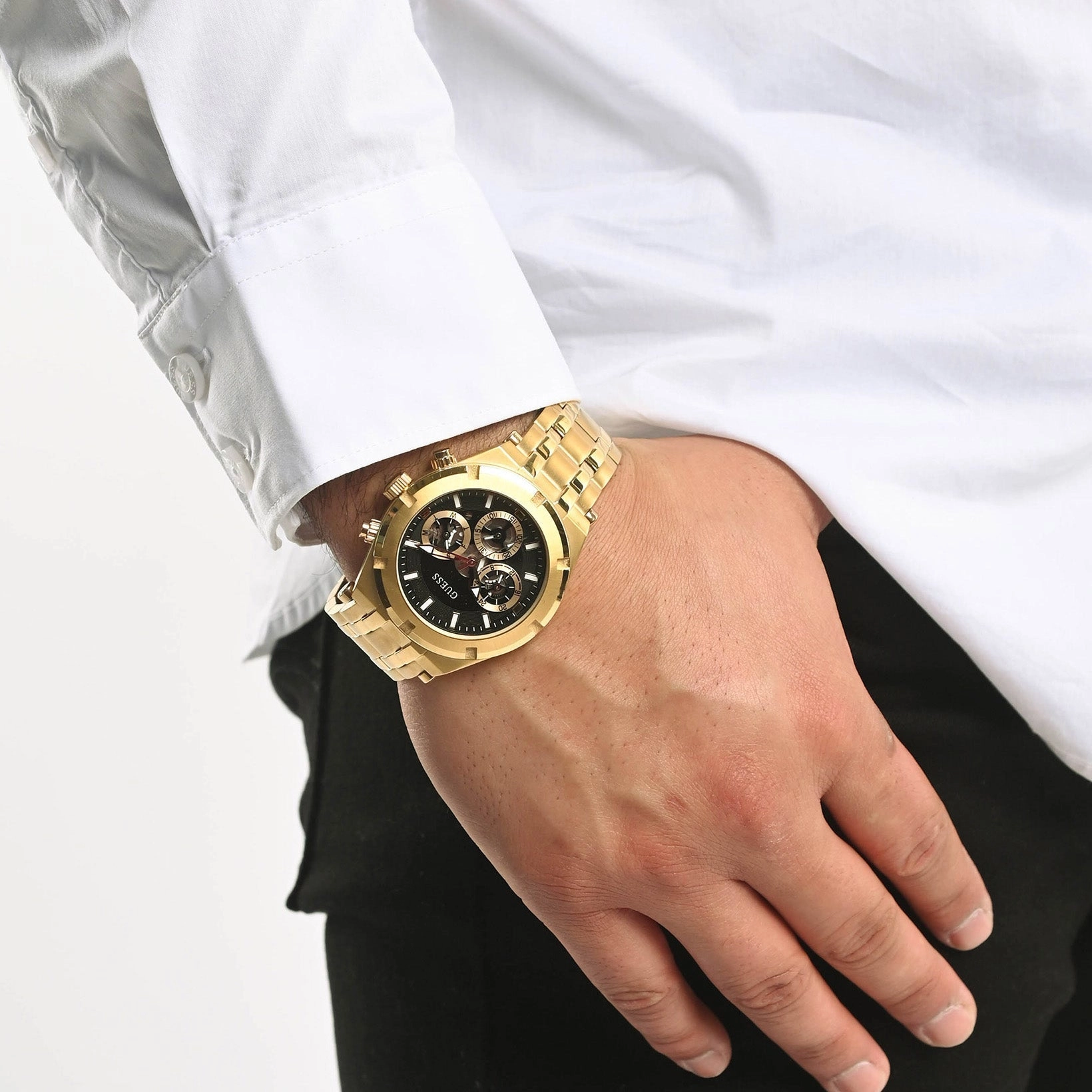 Guess GW0260G2 Men's Continental Gold Watch