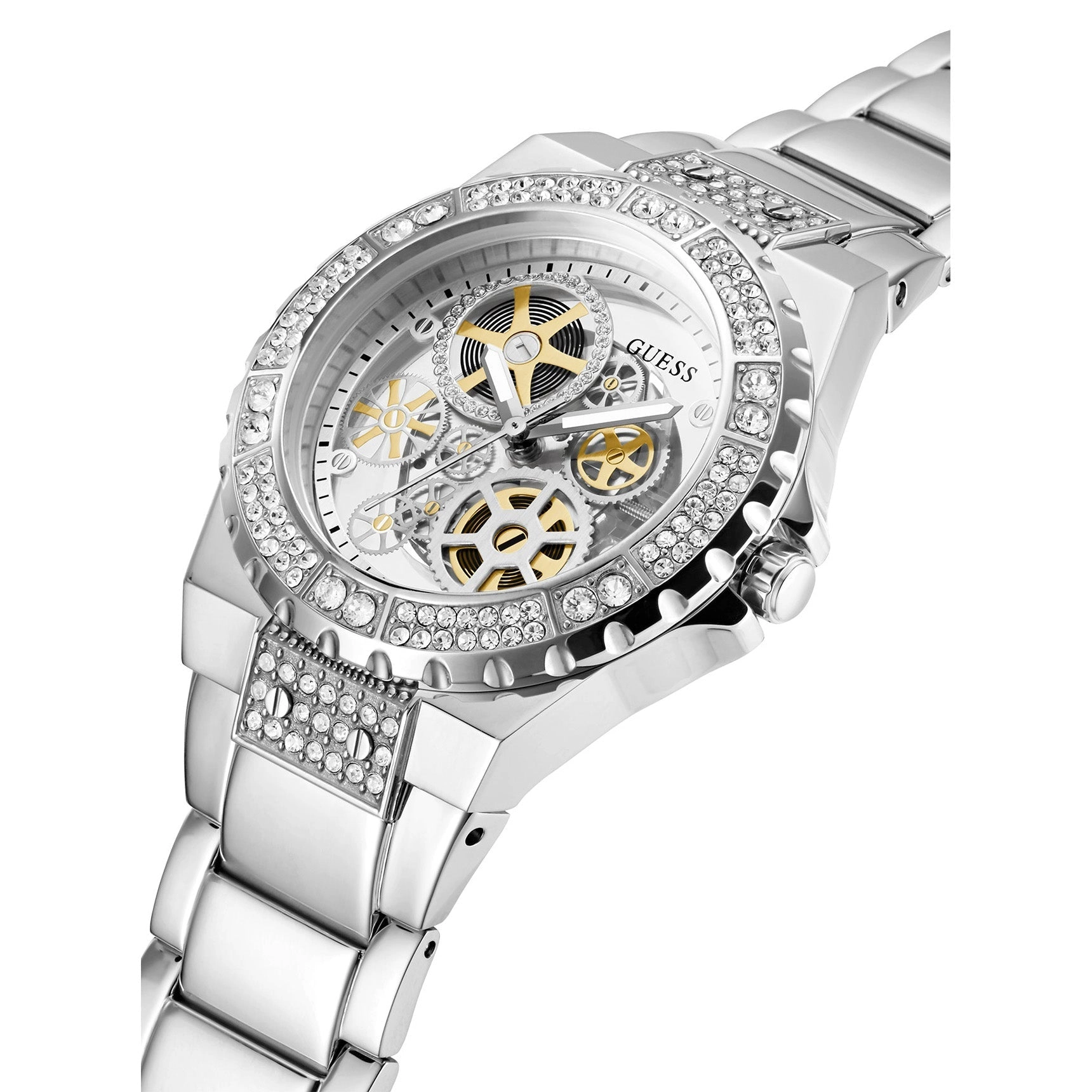 Guess GW0302L1 Ladies Reveal Silver Watch