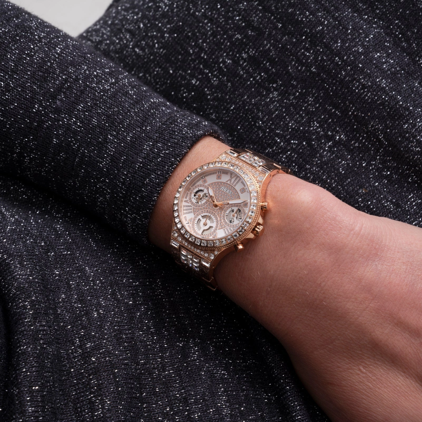 Guess GW0320L3 Ladies Moonlight Rose Gold Watch