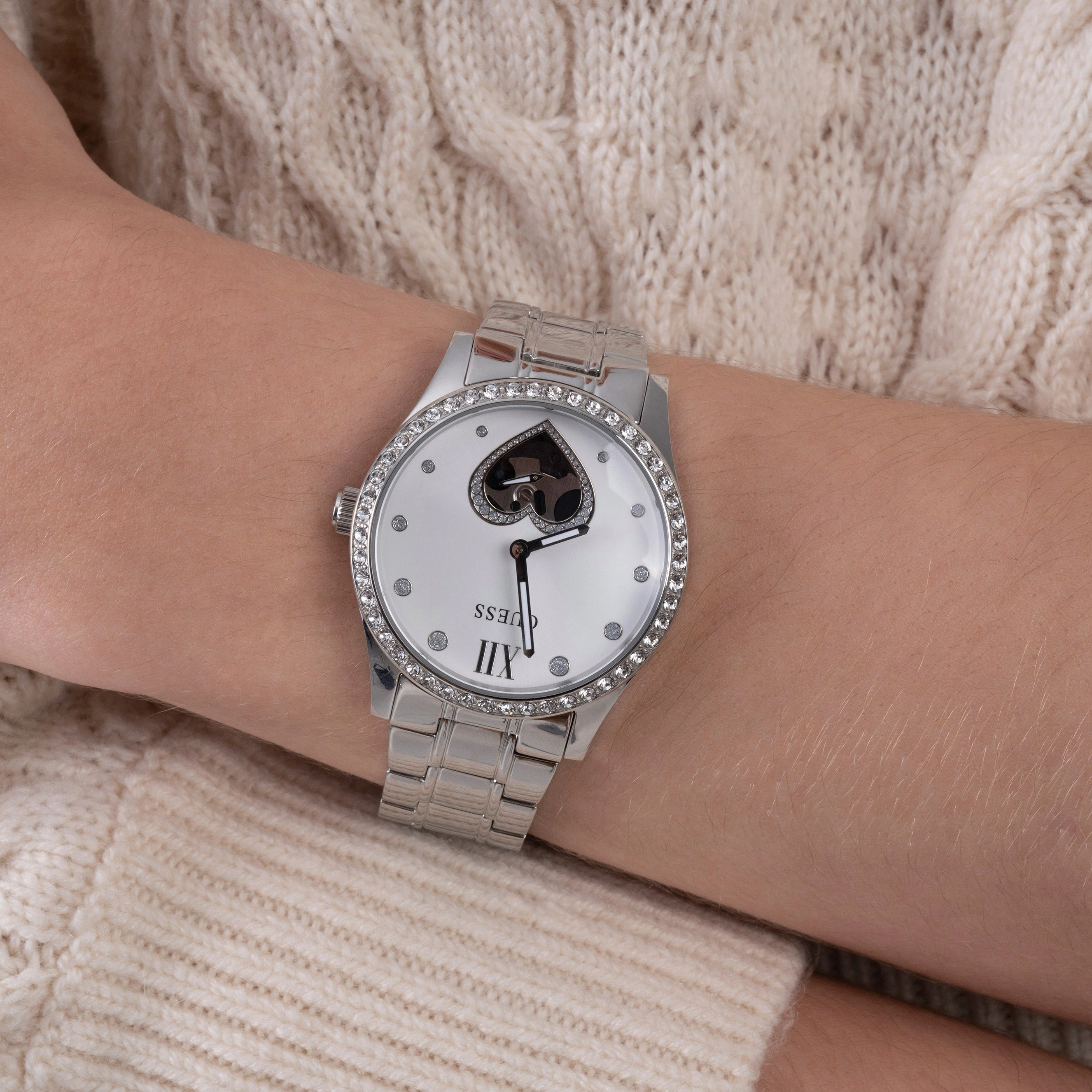 Guess GW0380L1 Ladies Be Loved Silver Watch