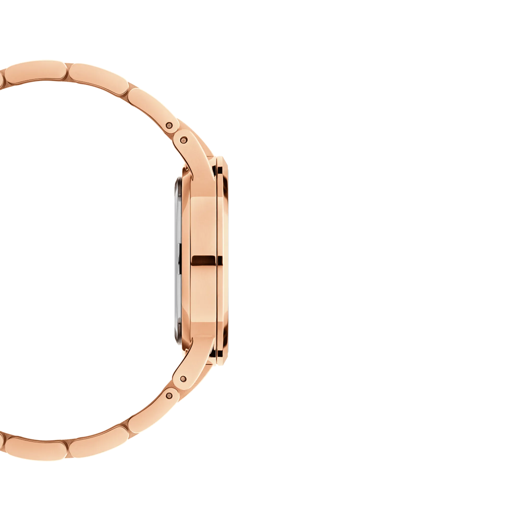 Iconic Link Amber Rose Gold