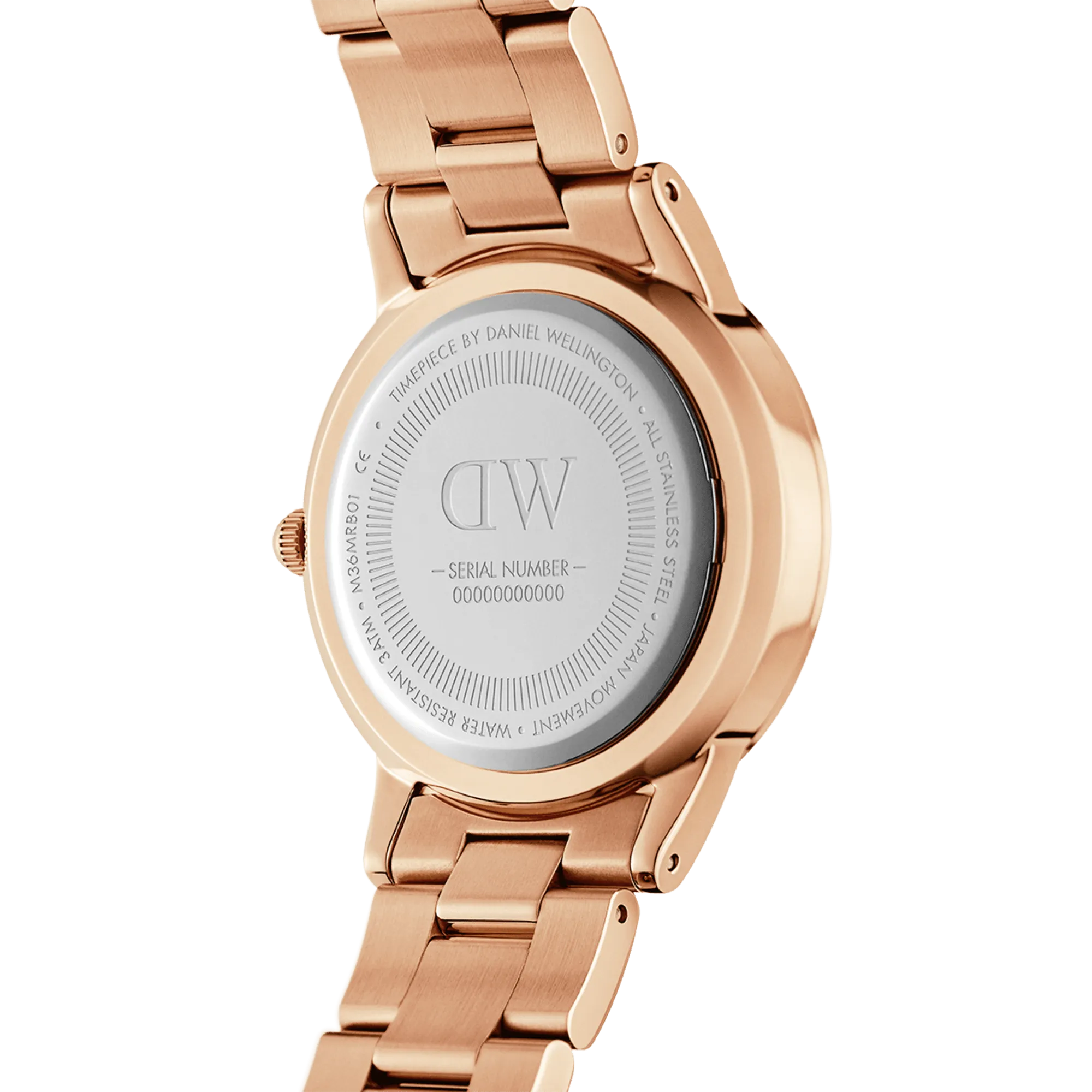 Iconic Link Amber Rose Gold