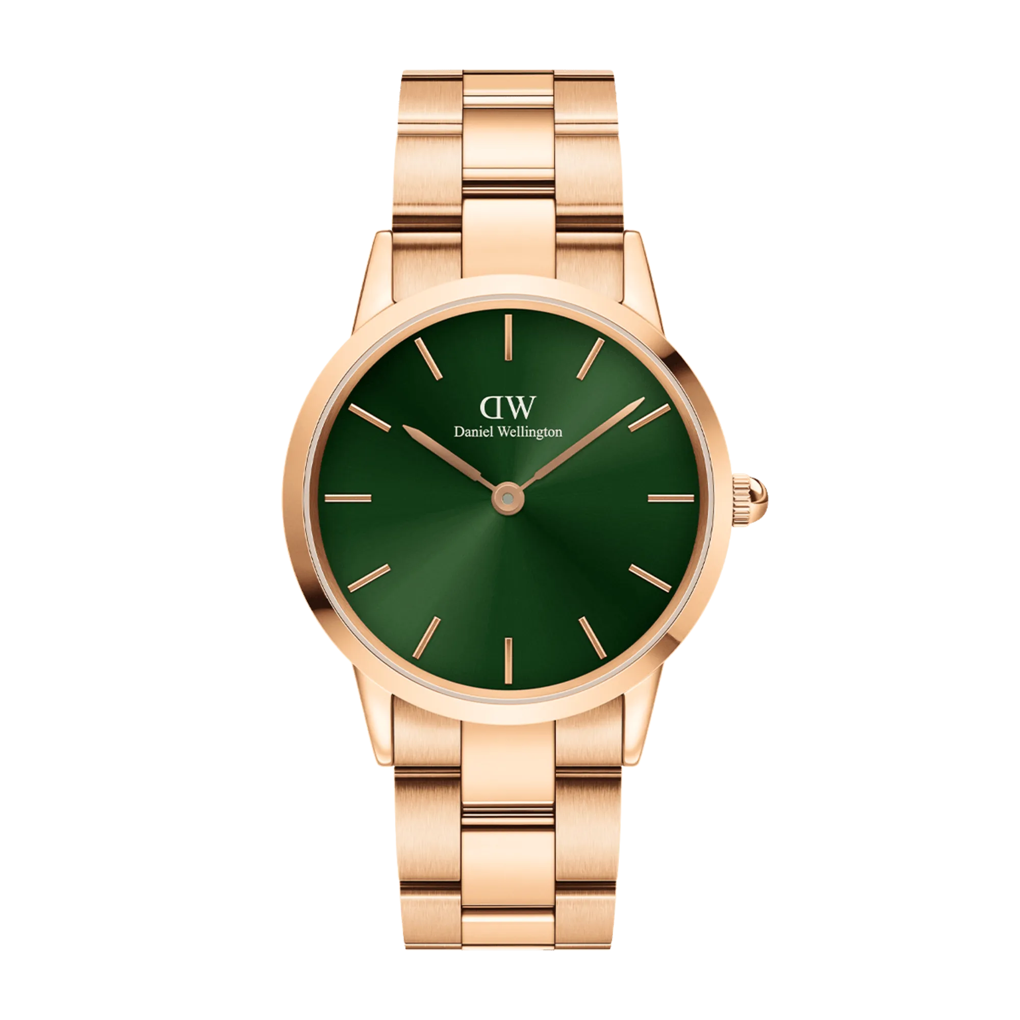 Iconic Link Emerald Rose Gold