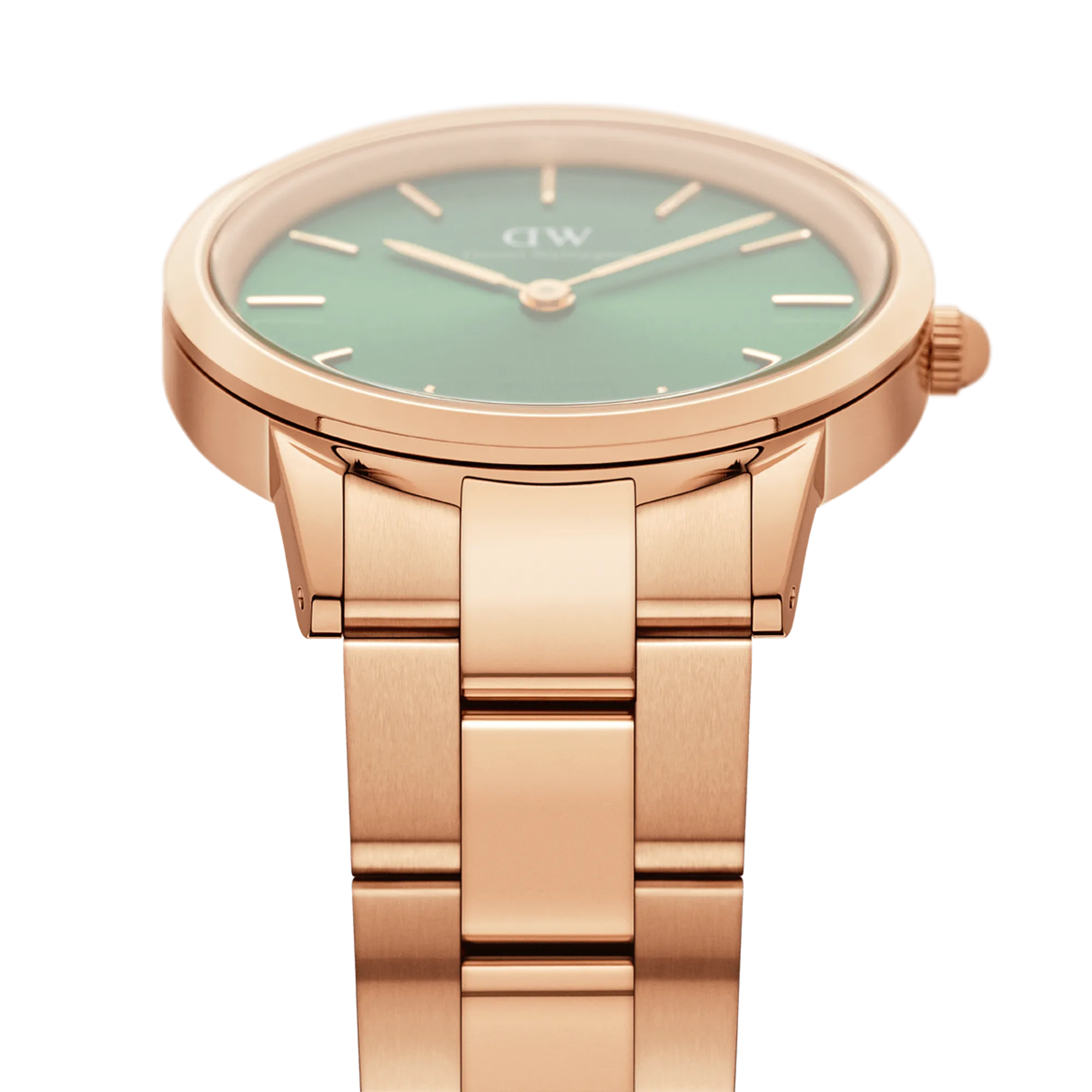 Iconic Link Emerald Rose Gold