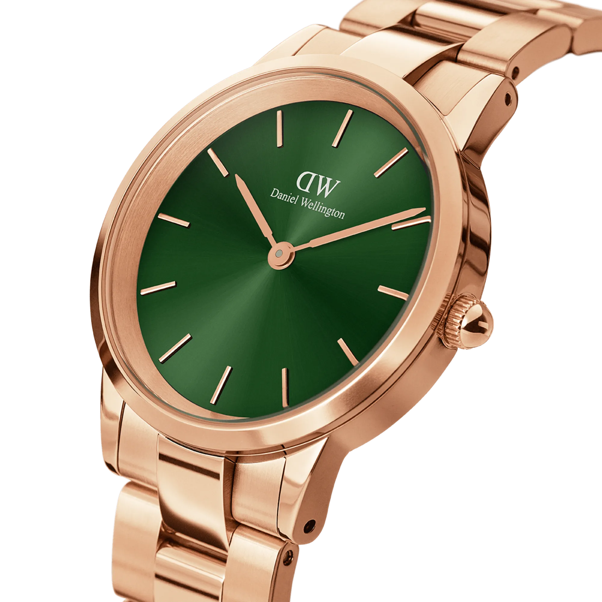 Iconic Link Emerald Rose Gold