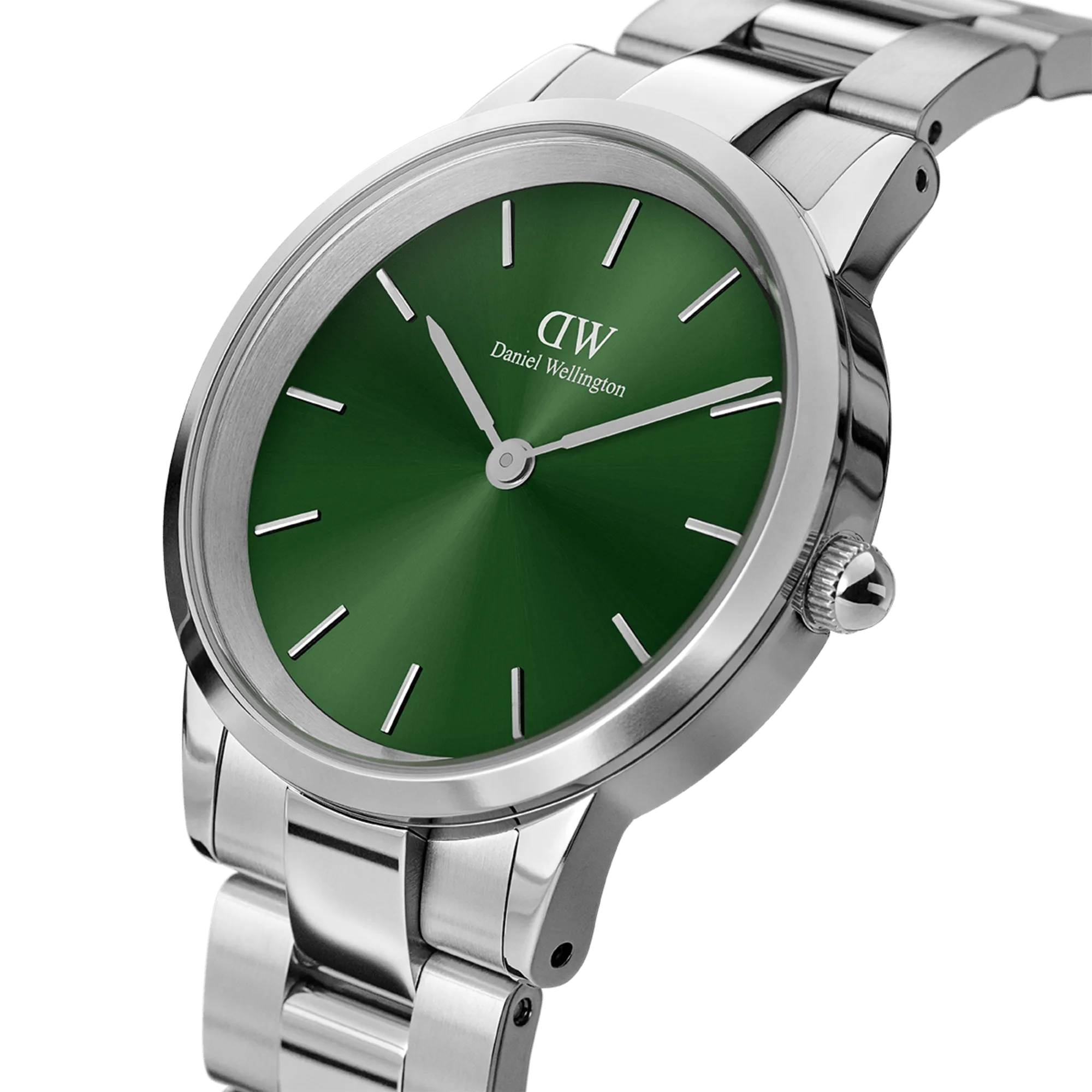 Iconic Link Emerald Silver