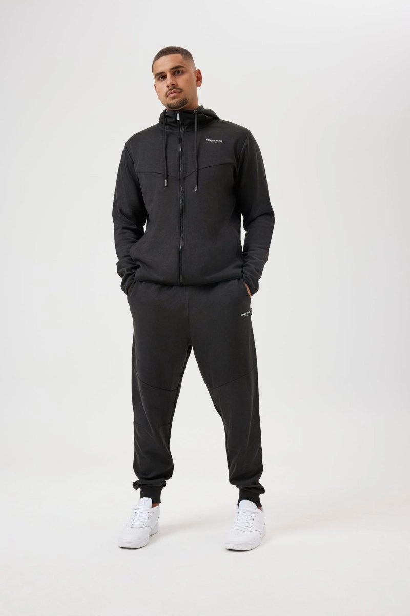 INSPORT MEN'S TEC BLACK TRACKPANT