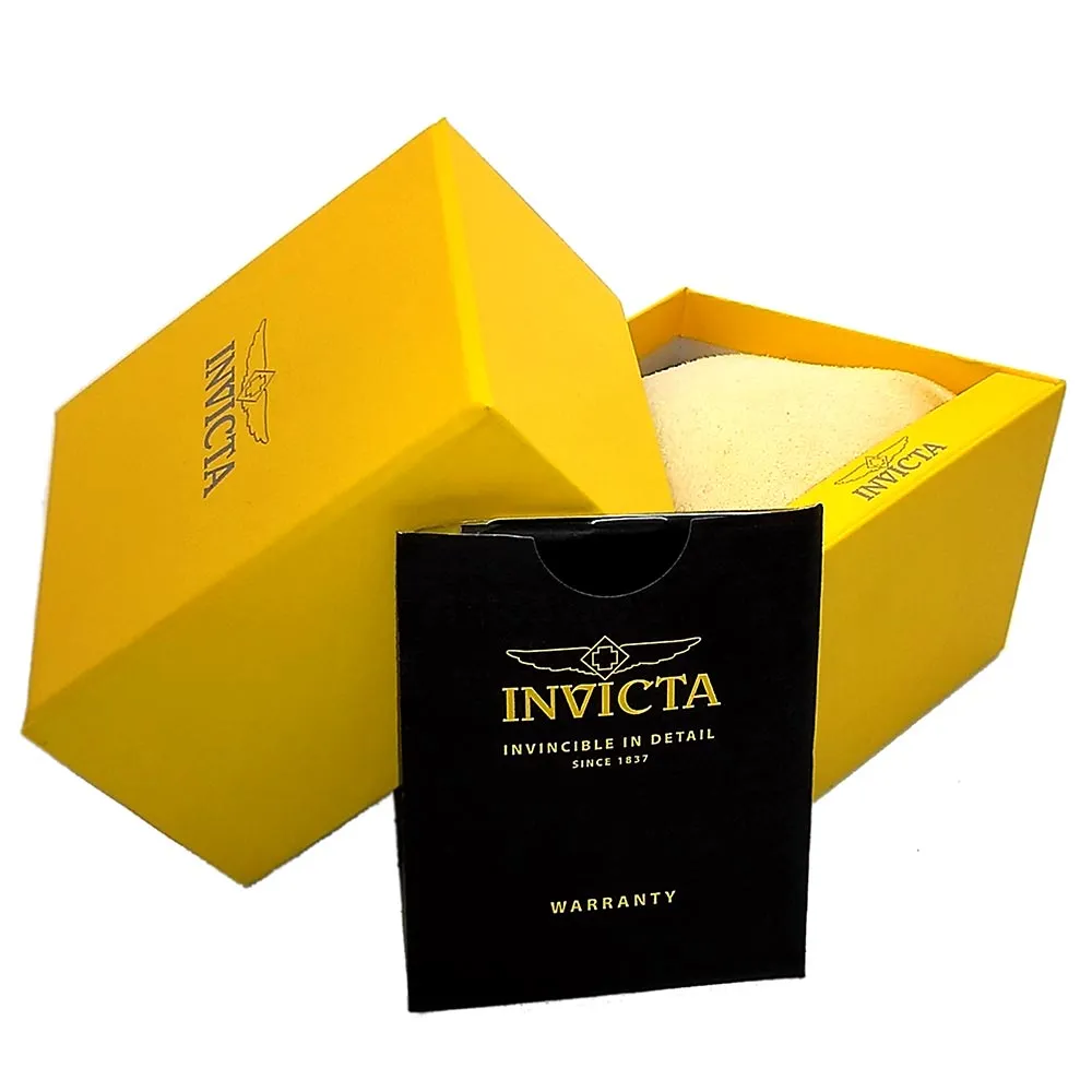 Invicta 12070 Men's I-Force Lefty Black Dial Red Fabric &#38; Leather Strap Chronograph Watch