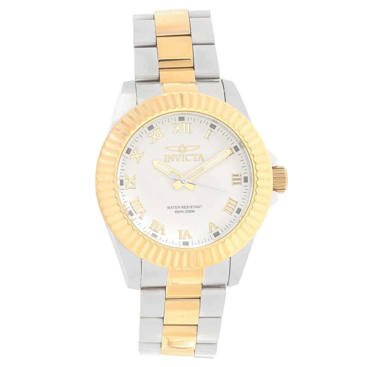 Invicta 16740 Men's Pro Diver Legacy White Dial Two Tone Steel Dive Watch