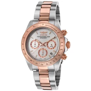 Invicta 17030 Men's Speedway Silver Dial Two Tone Steel Chronograph Dive Watch