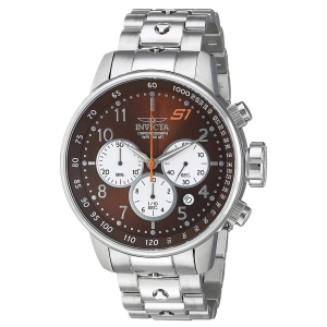 Invicta 23081 Men's Brown Dial Steel Bracelet Chrono Watch