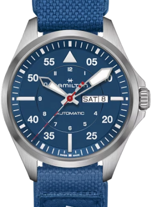 Khaki Aviation Pilot Day Date Auto - Air-Glaciers Edition Ref. H64655941