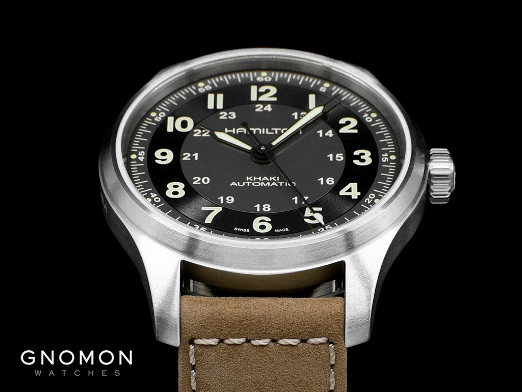 Khaki Field Titanium Auto 42 Silver Ref. H70545550