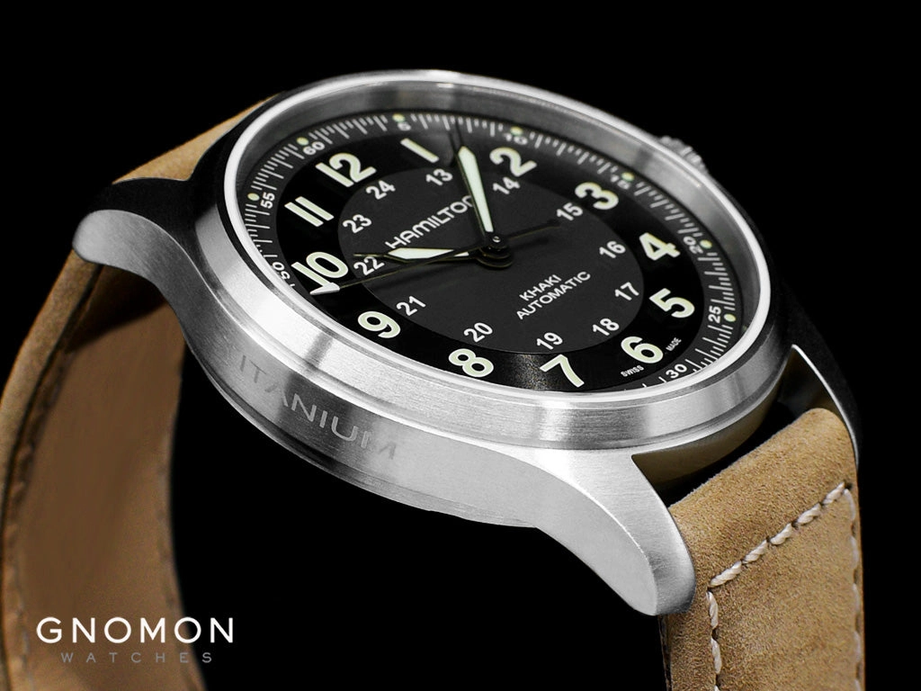 Khaki Field Titanium Auto 42 Silver Ref. H70545550