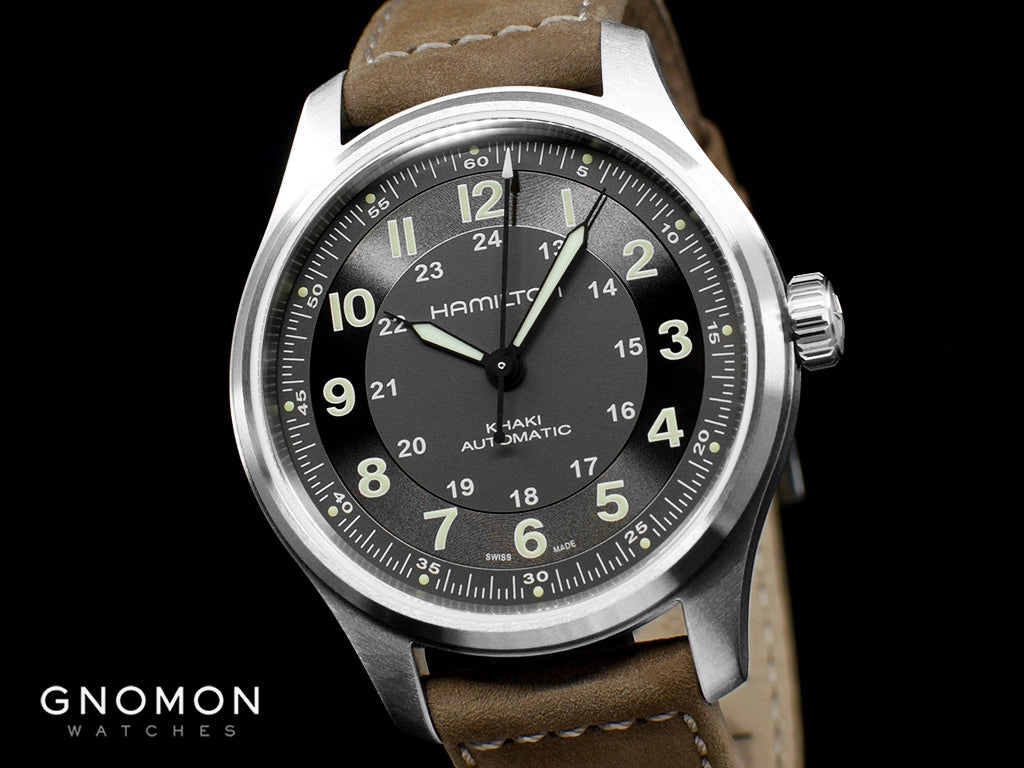 Khaki Field Titanium Auto 42 Silver Ref. H70545550