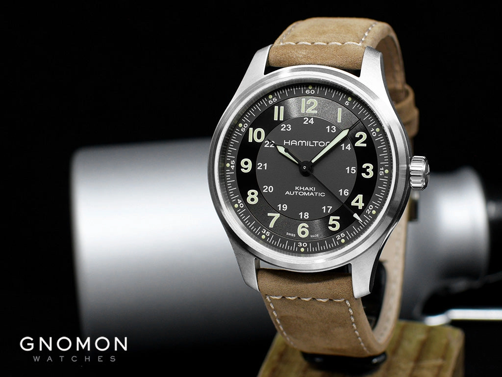 Khaki Field Titanium Auto 42 Silver Ref. H70545550
