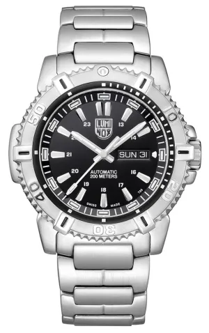 Luminox Modern Mariner Automatic Stainless Steel Black Dial Day/Date Divers Mens Watch XS.6502.NV