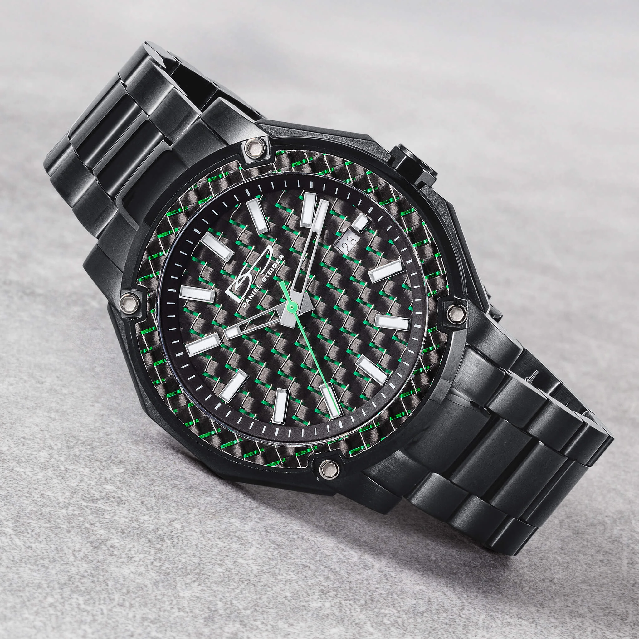 Matrix Carbon Fiber Green Men's Watch