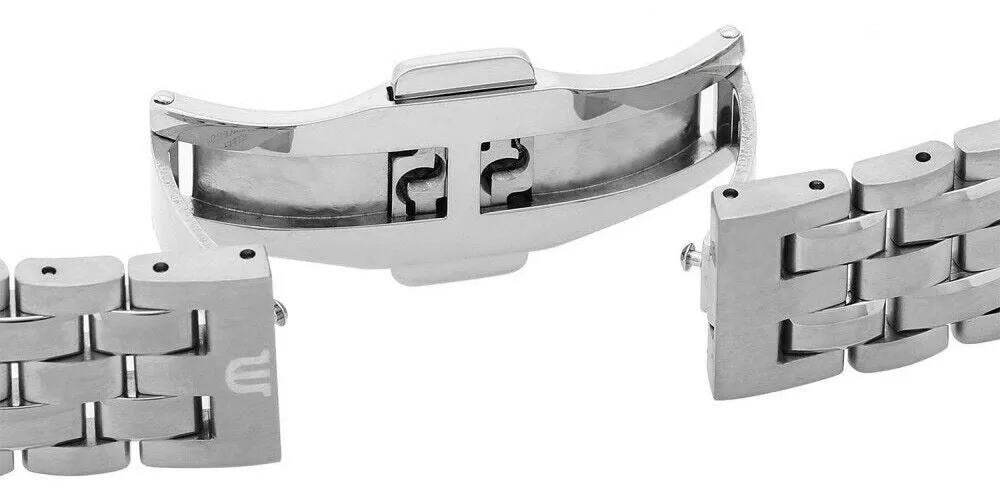 Maurice Lacroix Masterpiece Small Second Automatic Steel Mens Watch Date MP6907-SS002-112-1