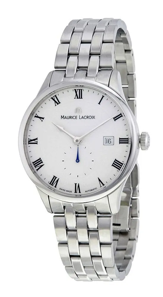 Maurice Lacroix Masterpiece Small Second Automatic Steel Mens Watch Date MP6907-SS002-112-1