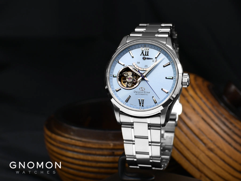 Mechanical Contemporary Semi Skeleton Light Blue - Ltd Ed 700pcs Ref. RE-AT0019L