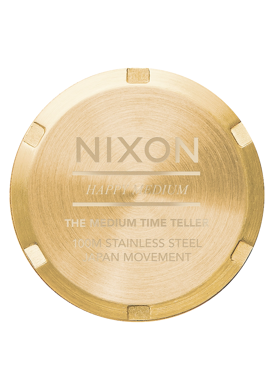 Medium Time Teller - Light Gold / Turquoise