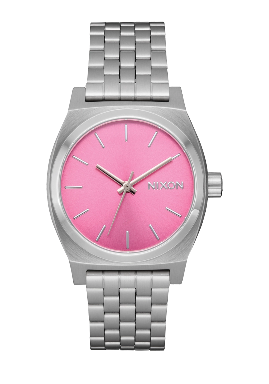 Medium Time Teller - Silver / Pink