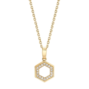 Michael M. Mini Hex Pendant Necklace