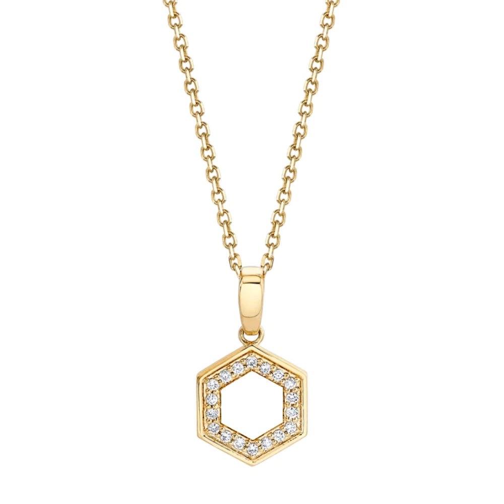 Michael M. Mini Hex Pendant Necklace