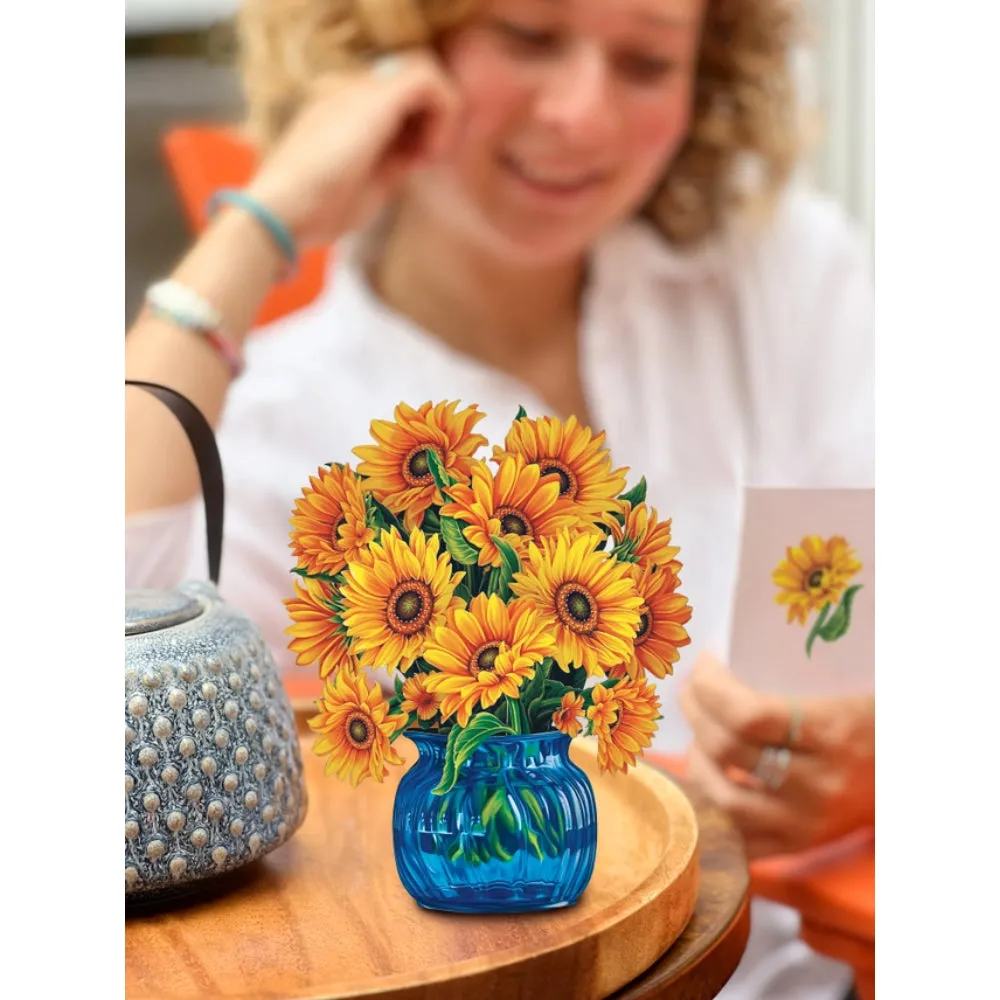 Mini Sunflowers Pop-Up Greeting Card