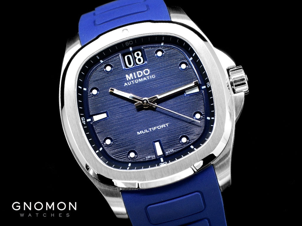 Multifort TV Big Date Blue - Rubber Ref. M049.526.17.041.00