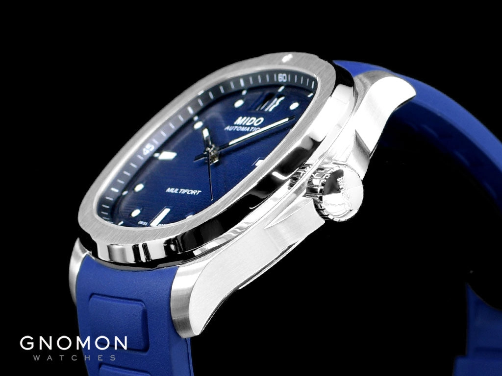 Multifort TV Big Date Blue - Rubber Ref. M049.526.17.041.00